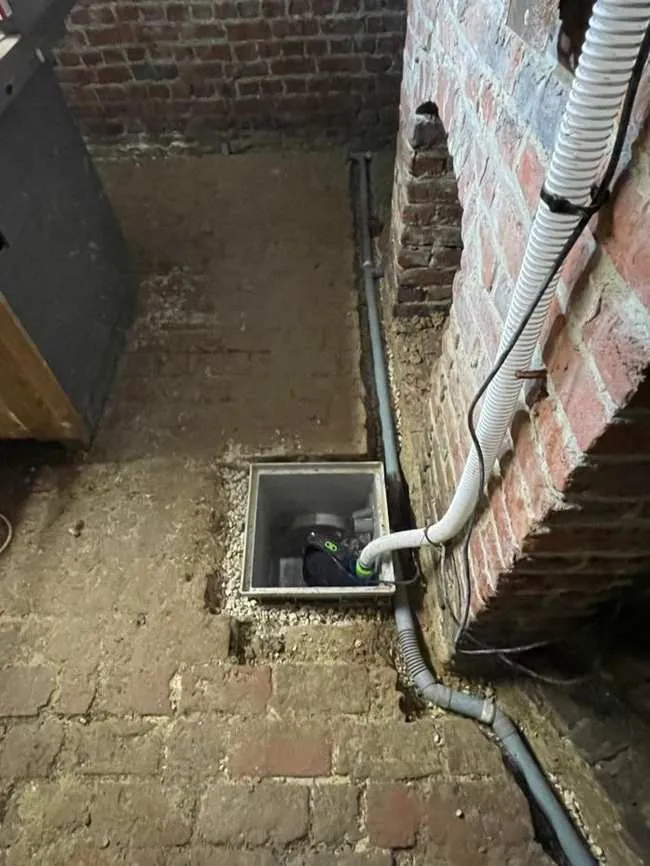 Installation d'un systeme de drainage ACBF
